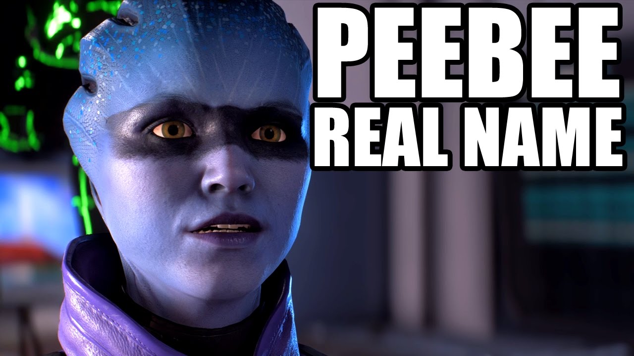 MASS EFFECT ANDROMEDA - Peebee Real Name / Peebee Apartment Scene / Pelessaria