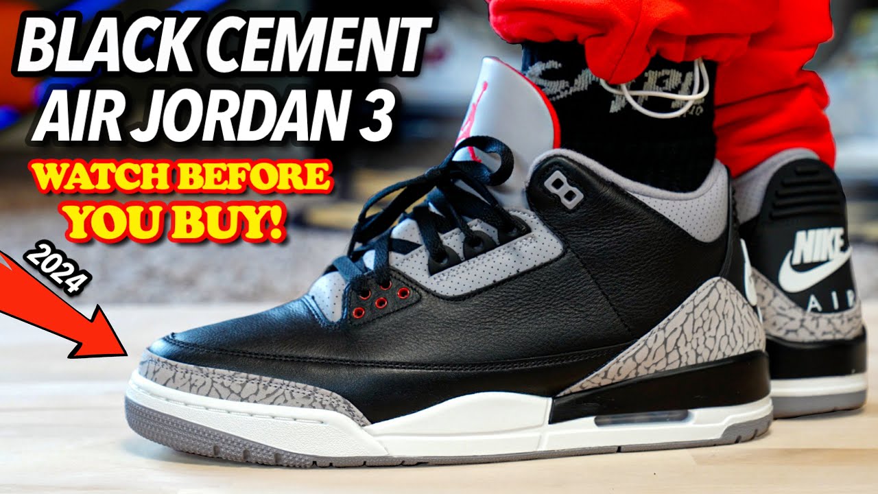 Zepsuli sprawę?&hellip; RECENZJA Air Jordan 3 BLACK CEMENT ON FEET 2024! Czy warto?