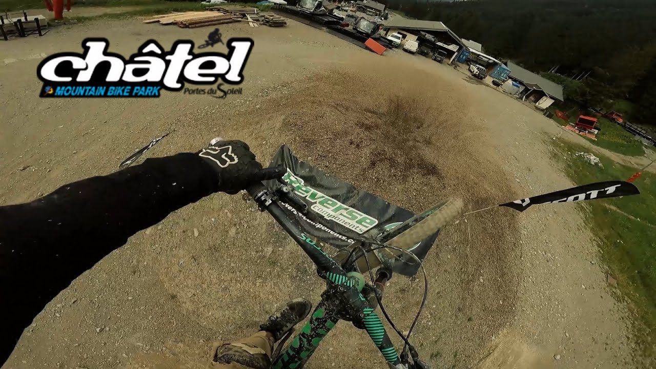 On roule Chatel pour la première fois ! (piste bleu et noir)