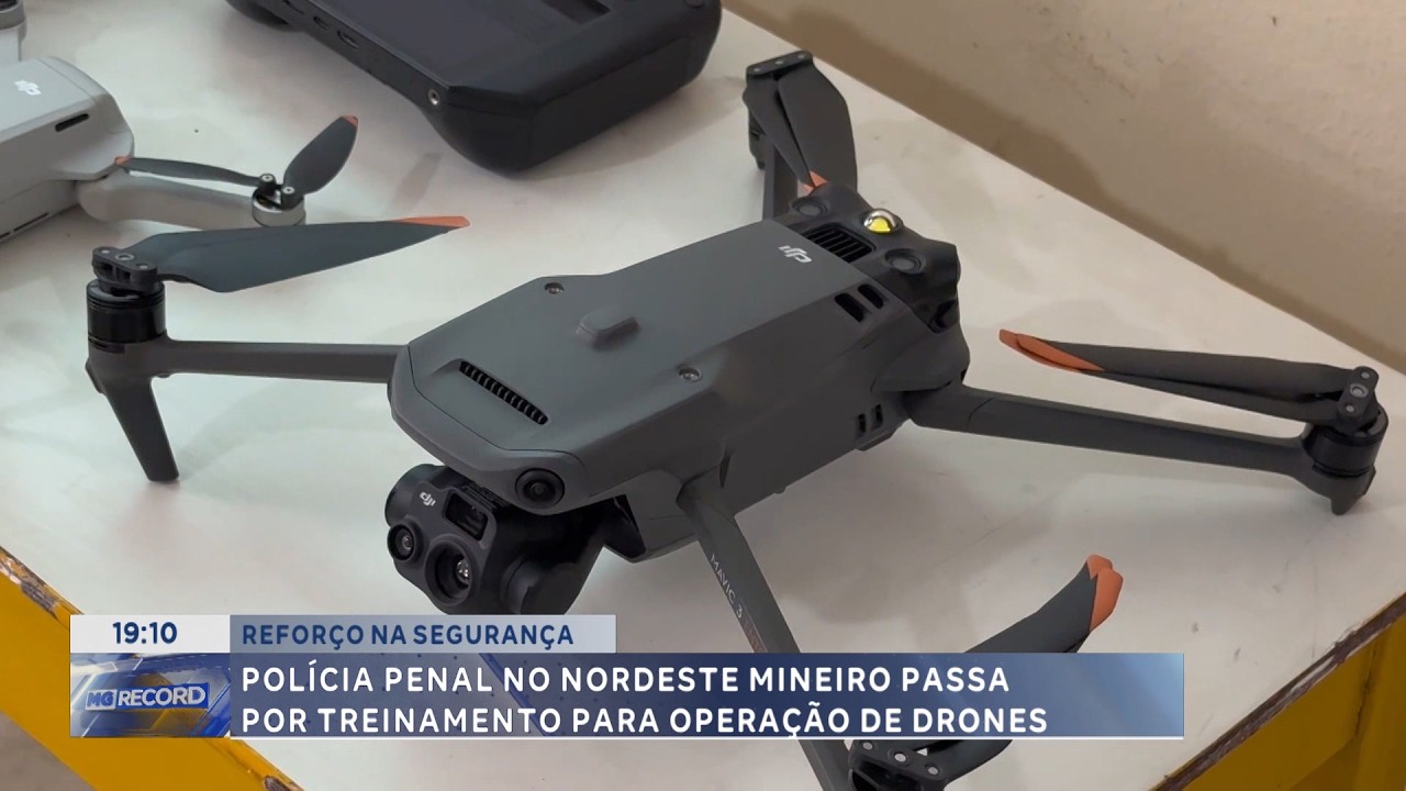 Reforço: Polícia Penal do Nordeste Mineiro passa por treinamento para operação de Drones.