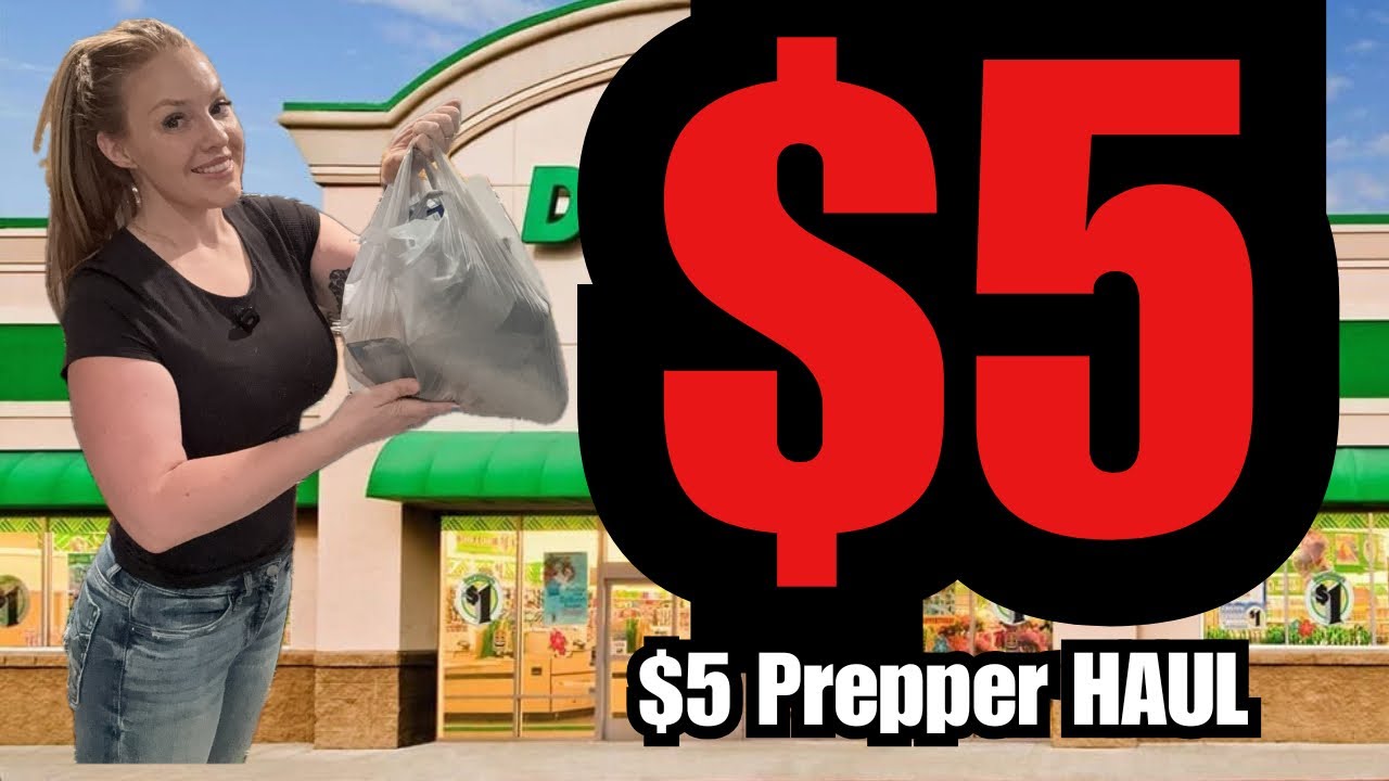 What $5 Buys You for Prepping (Dollar Tree Haul)