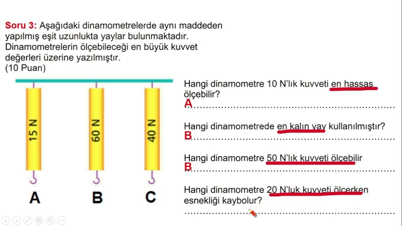 5.Sınıf Fen 1.Dönem 2.Yazılı