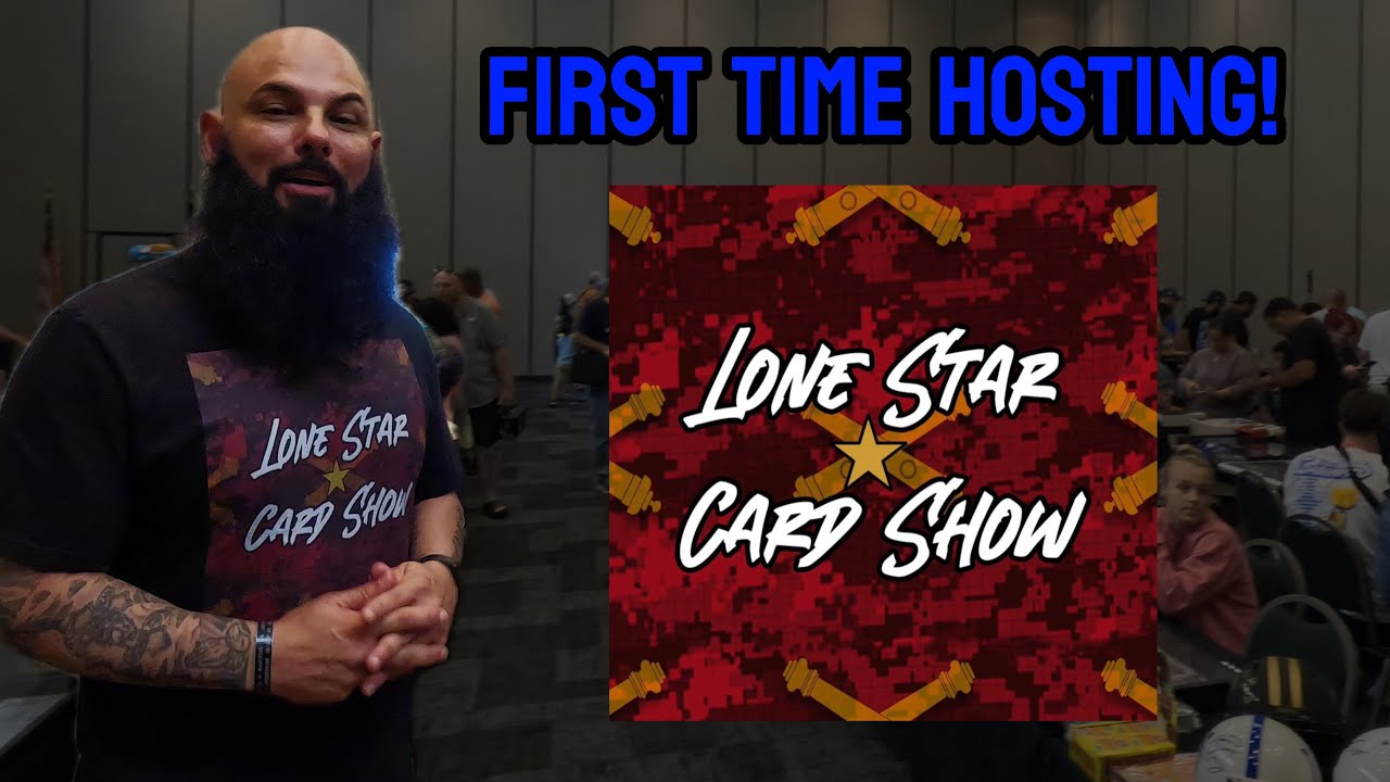 Hosting My First Card Show! - Lone Star Card Show