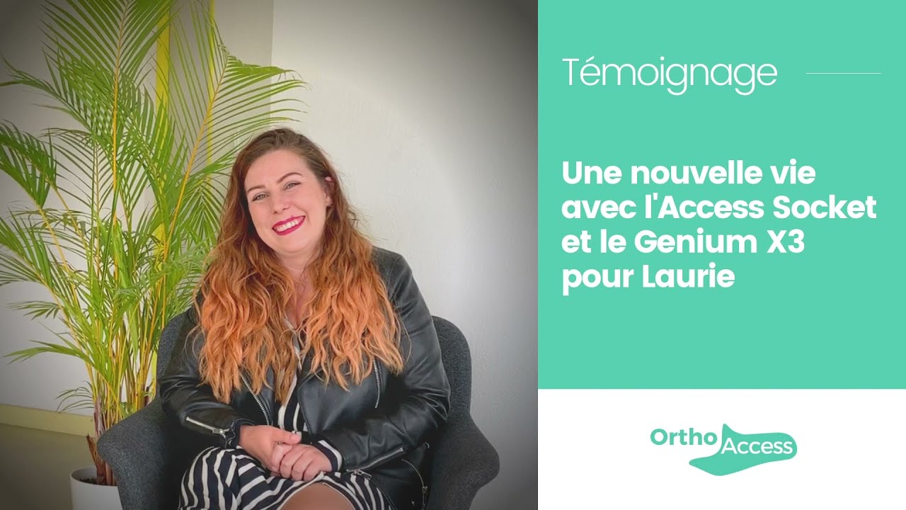 Emboîture souple fémorale et Genou Genium X3, une nouvelle vie pour Laurie et ses 3 enfants