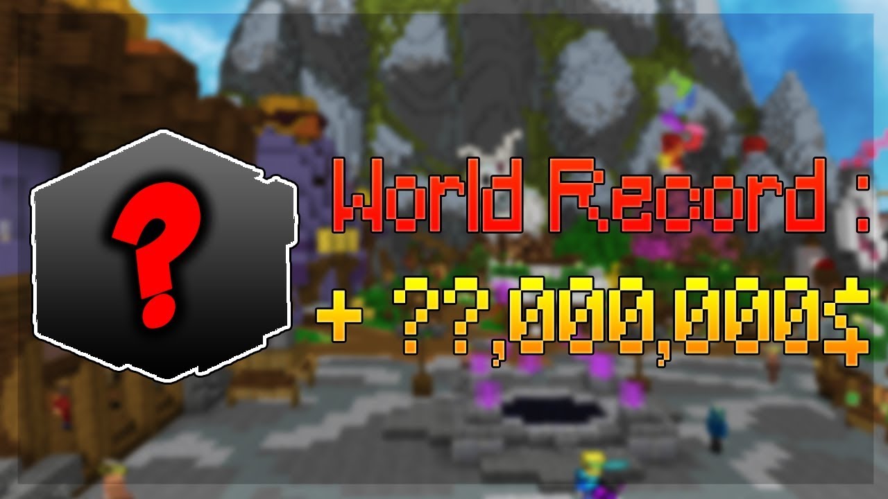 So I broke a MONEY RECORD in Hypixel Skyblock...