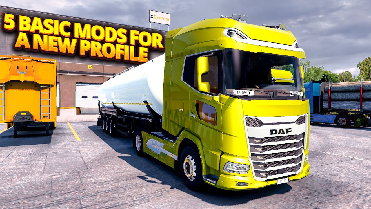 5 Basic Mods For Your New ETS2 Profile In ETS2 1.46 | ETS2 1.46 MODS
