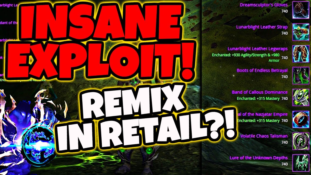 БЕЗУМНЫЙ ПОДВИГ — Человек использовал своего персонажа LEGION REMIX, чтобы убить МИФИЧЕСКОГО ИЗМЕ...