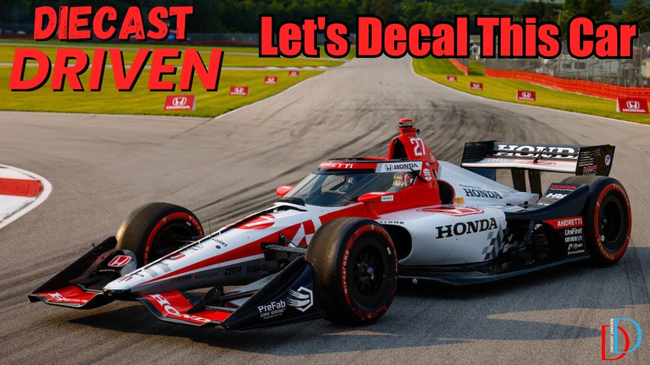 Finishing My Custom INDYCAR 1/18 Diecast From Mid-Ohio!