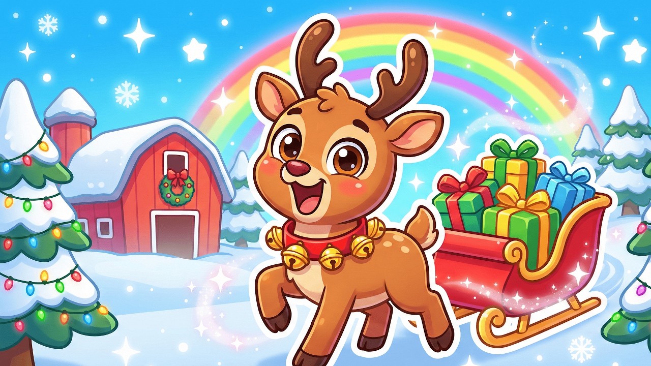 Jingle Bells Song | Nursery Rhymes & Kids Songs