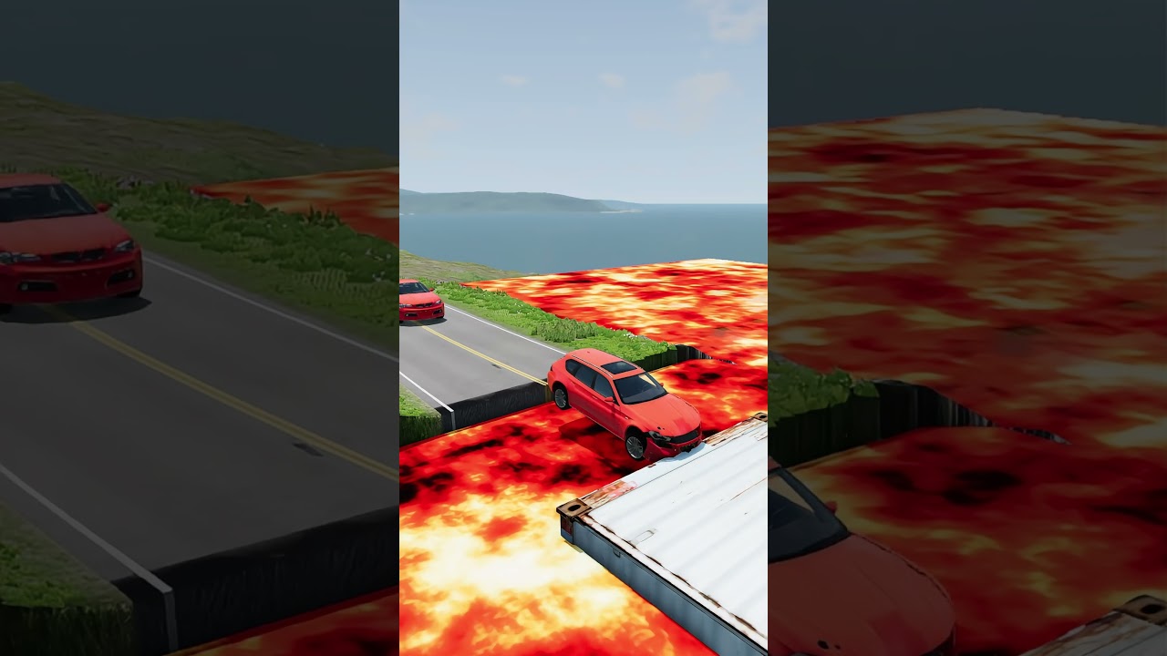 Big and Small Cars vs Gap &ndash; BeamNG.drive #shorts #beamngdrive #automobile #usa