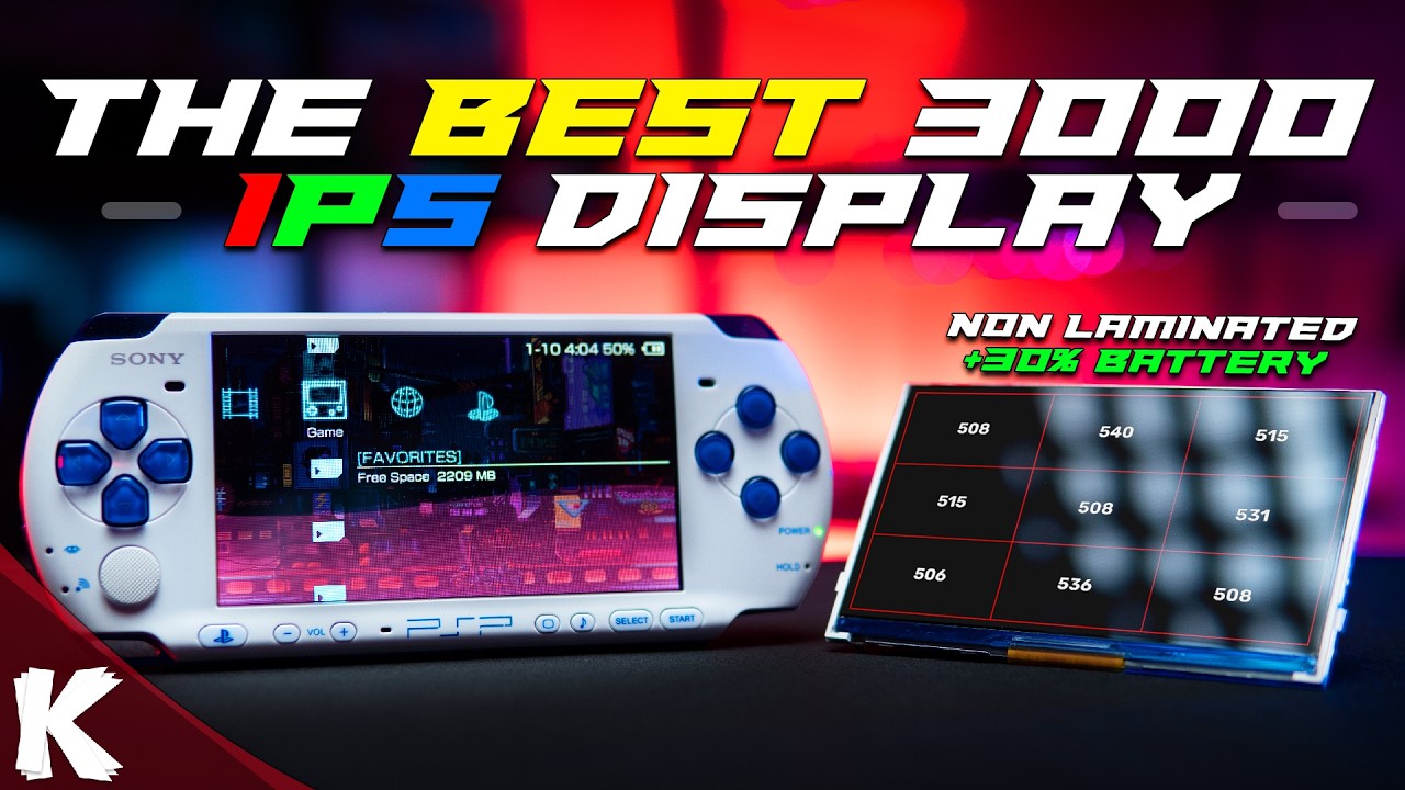 The Best PSP 3000 Display In 2026 | Non-Laminated IPS