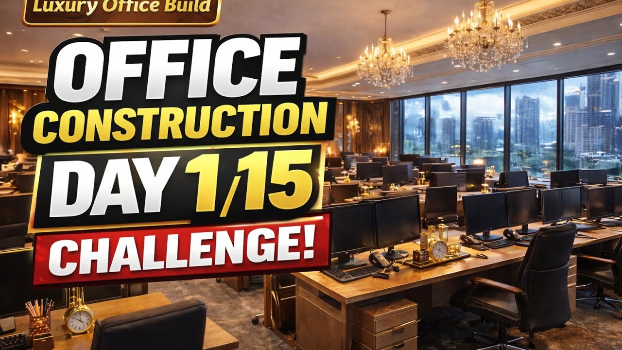 Luxurious Office Construction  series# Day1/15