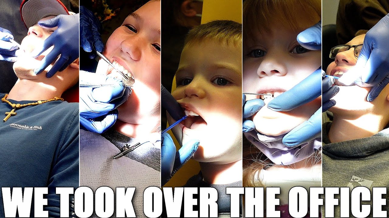 TAKING ALL 5 KIDS TO THE DENTIST | LEVI'S FIRST TIME AT THE DENTIST | TEETH CLEANING & CHECKUP