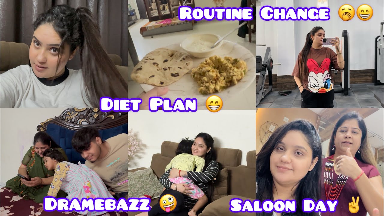 अब ज़िंदगी अलग तरह से जीनी है ✌️Gym और Diet Plan 💪 नोना को आज इतनी डाट लगा दी 🥹 B-Day की तैयारिया 😍