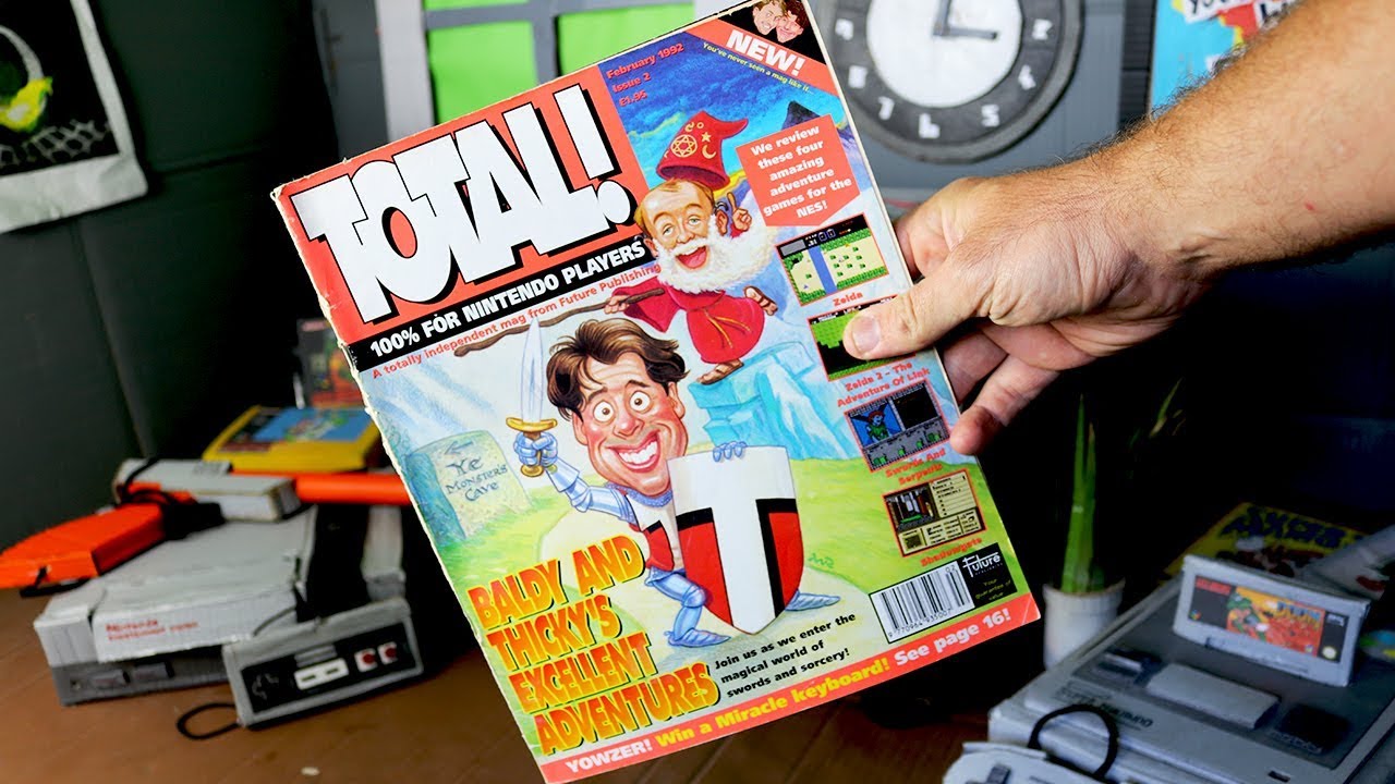Reading 90's NINTENDO Magazine!