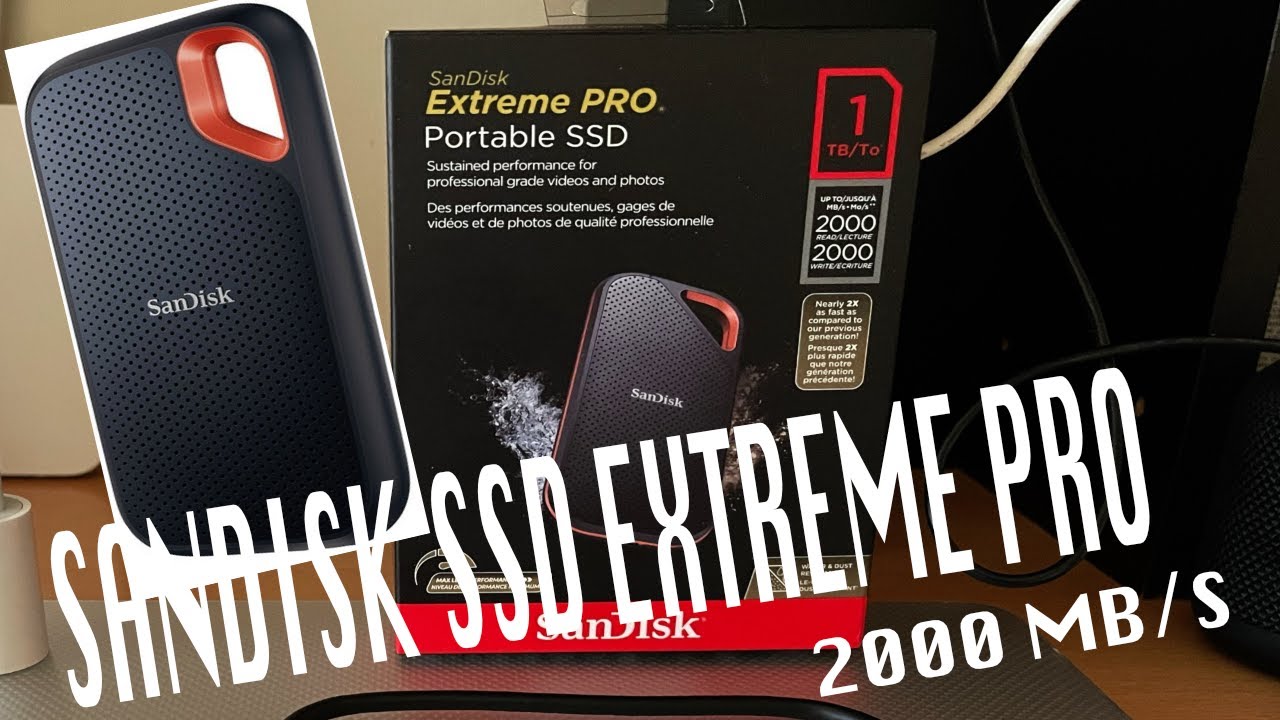 Memoria SSD SanDisk PRO 1TB - 2000 Mb/s - Unboxing y Configuración - APTA para iPhone 15 PRO
