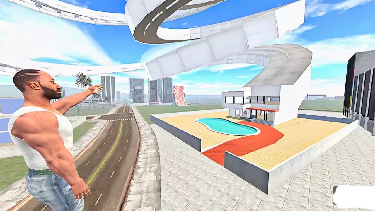 FRANKLIN HOUSE in longest circle house - INDIAN BIKES DRIVING 3D #indianbikedriving3d