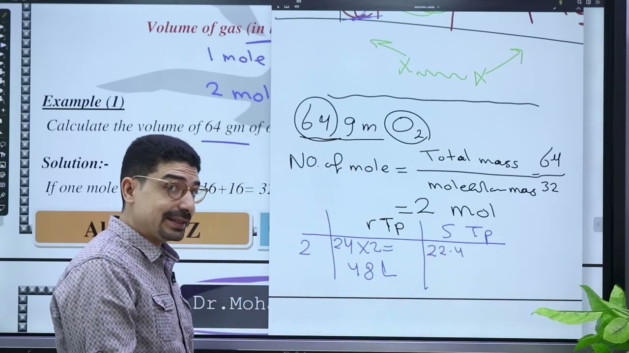 Mole and volume of gas Sec2-ig grade10-Est