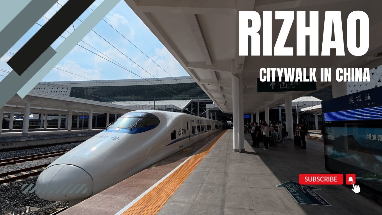 The scenery along the way from Yancheng to Rizhao by high-speed rail