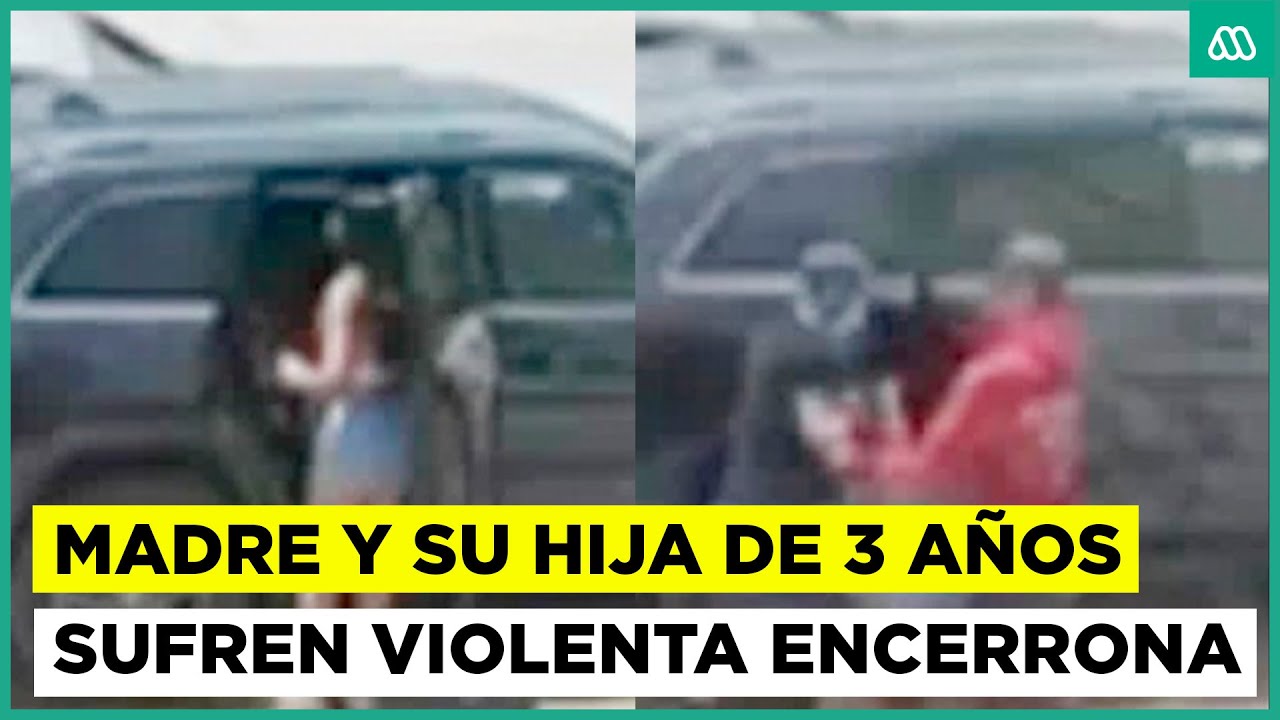 Madre y su hija de 3 años sufren violenta encerrona afuera de jardín infantil en Maipú