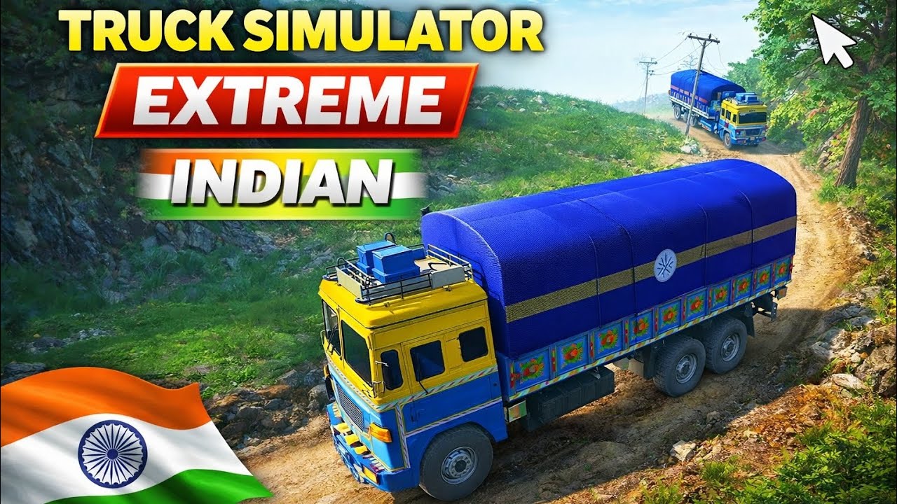 🚛 Truck Simulator Extreme Indian Roads 🇮🇳 | Dangerous Hill Driving Challenge | #crazykiller  #viral 