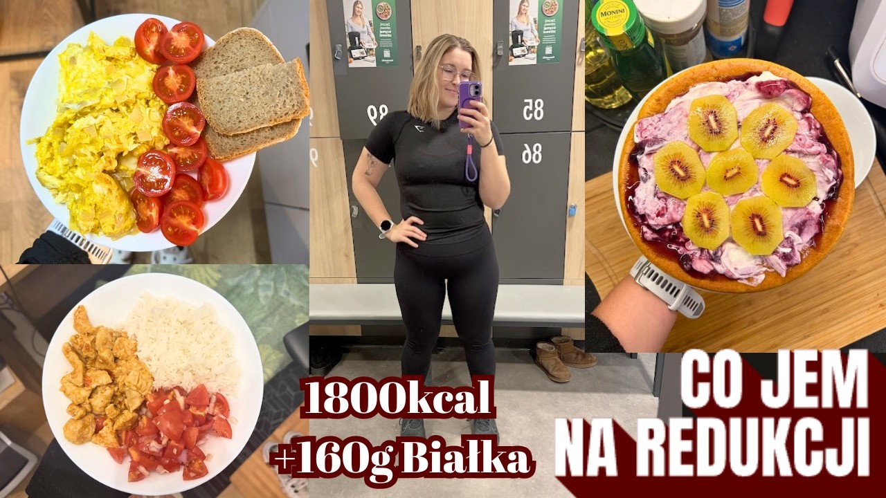 CO JEM NA REDUKCJI? | 1800 KCAL & 160g BIAŁKA 🍽️💪 FOODBOOK