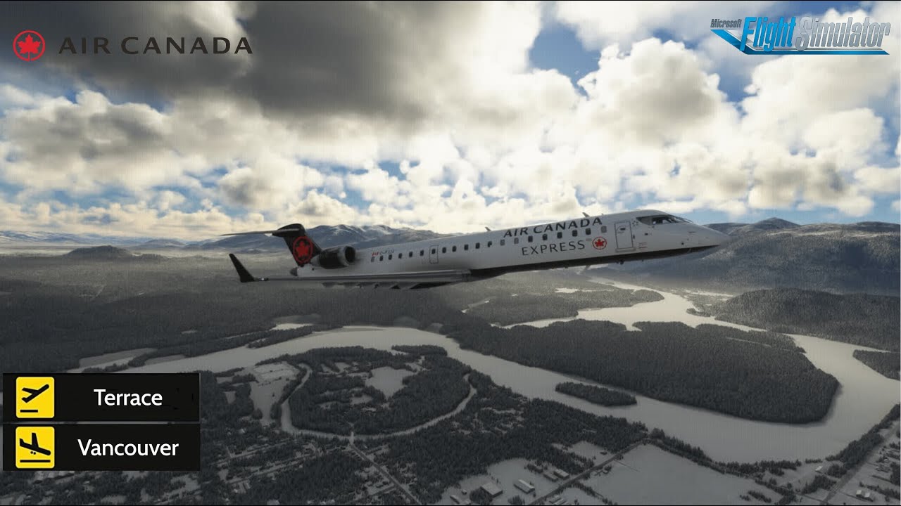 Terrace to Vancouver - MSFS 2020 - Air Canada