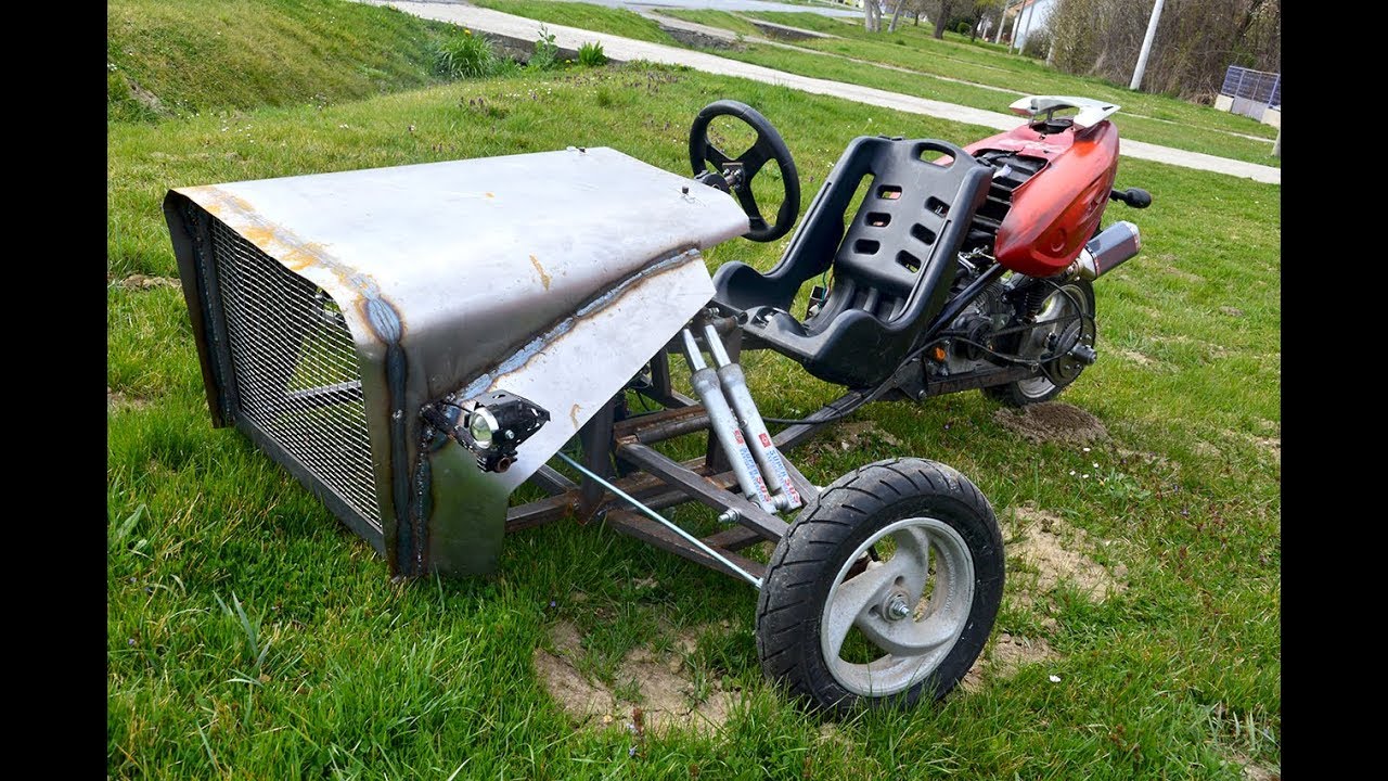 Homemade 3 WHEEL SCOOTER Baotian ?!  PART 2