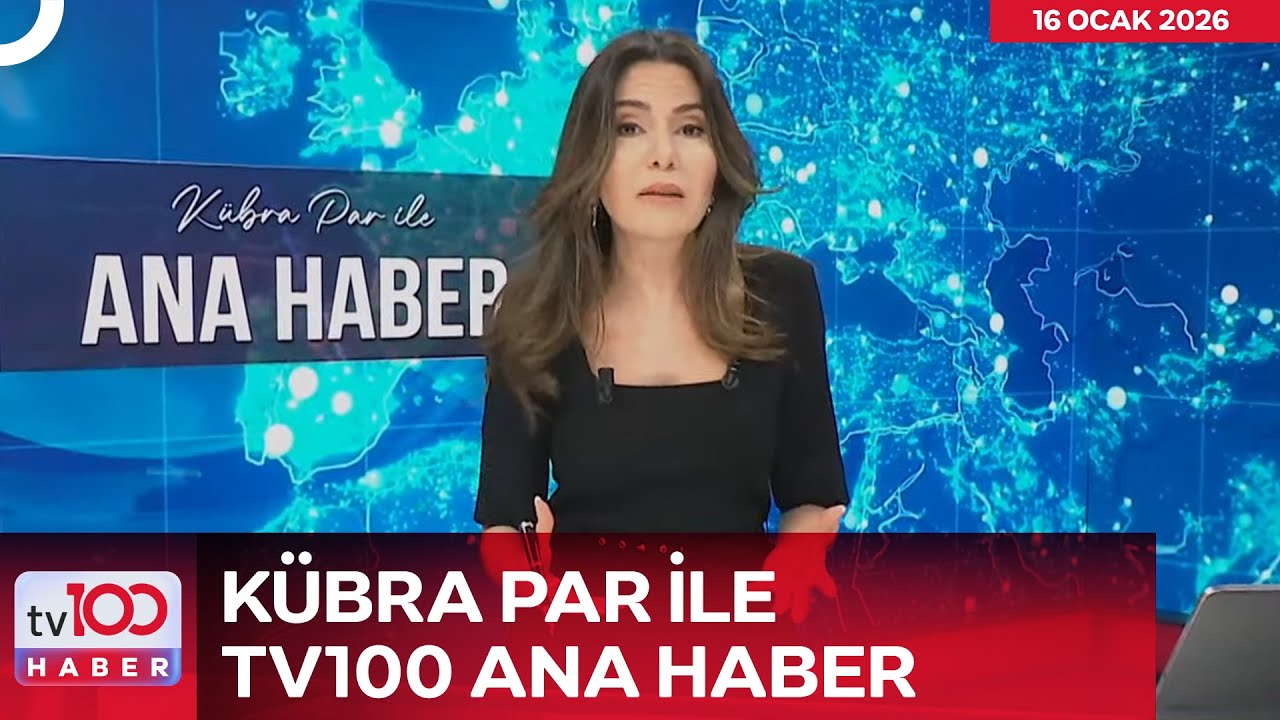 K&uuml;bra Par ile tv100 Ana Haber l 16 Ocak 2026