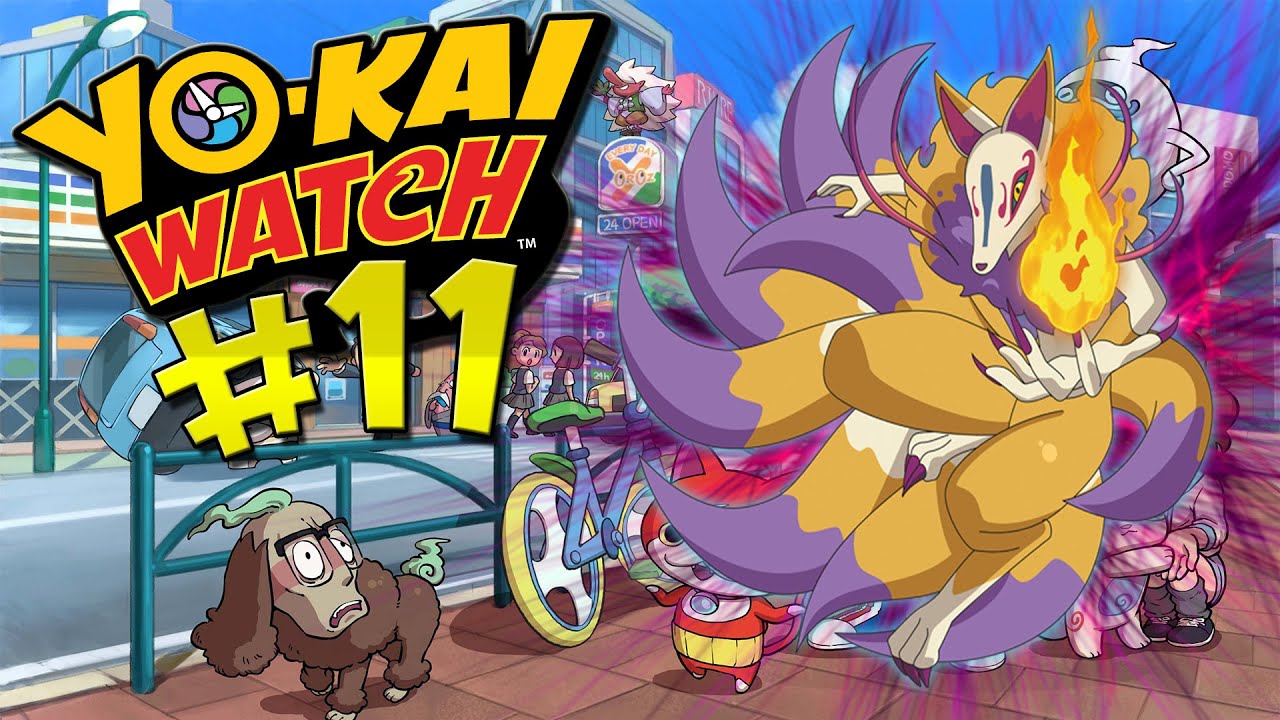 YO-KAI WATCH | PARTE #11 | KYUBI - LA MALDICIÓN DEL GRAN GUARDIAN