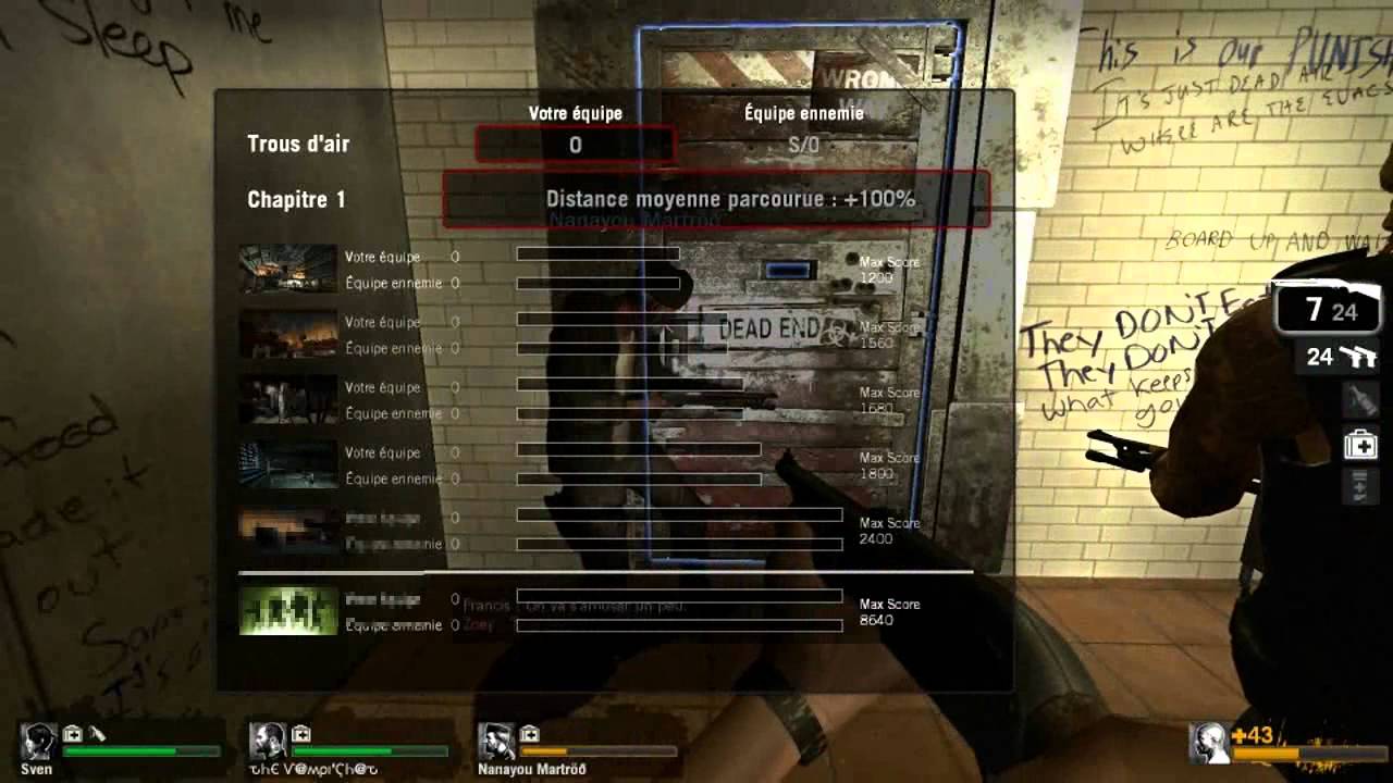 Left 4 Dead  - FR CoOp Gameplay - Versus [MoiCoopToi]