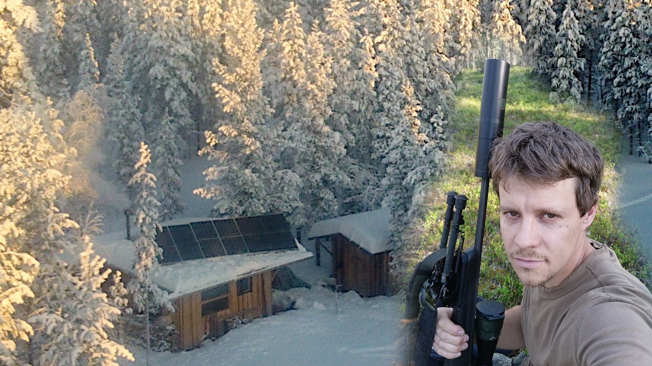 Wildnistrapper baut seine Hütte alleine im größten Urwald der EU
