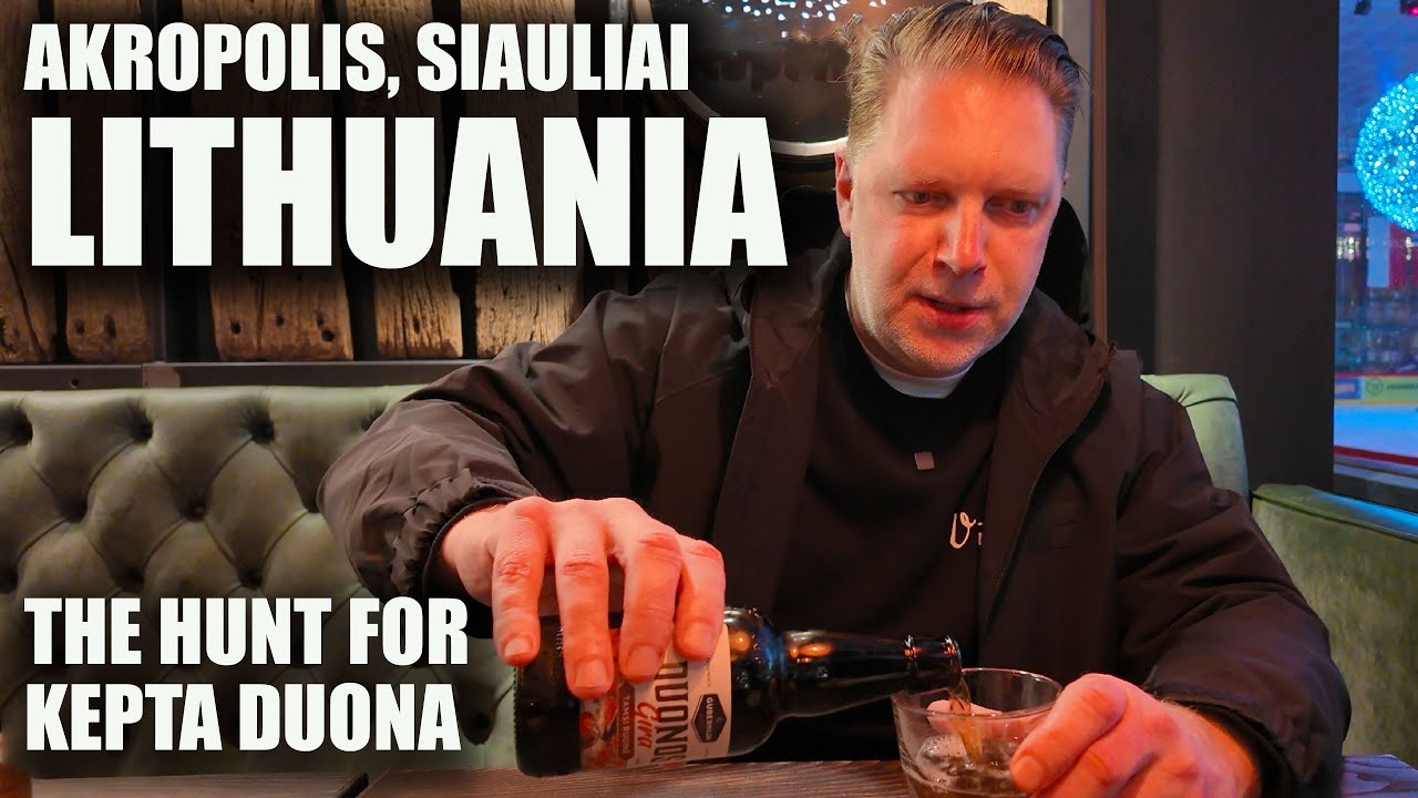 The hunt for the famous Kepta Duona in Siauliai's Akropolis, Lithuania!