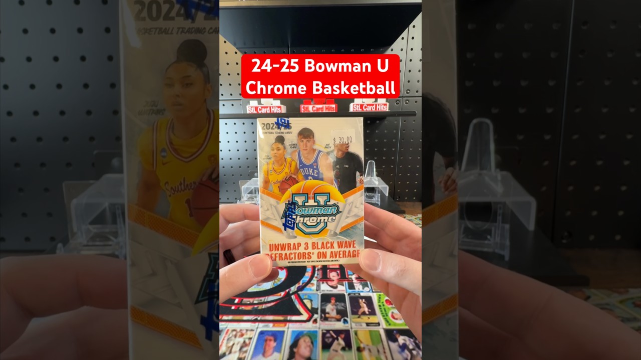 🚨First Look 👀Opening a 24-25 Bowman U Chrome Basketball Blaster Box #basketballcards #sportscards