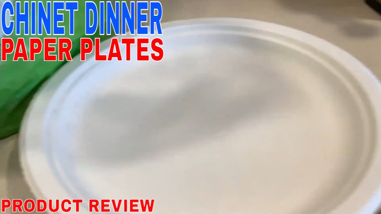 ✅  Chinet Dinner Paper Plates 🔴