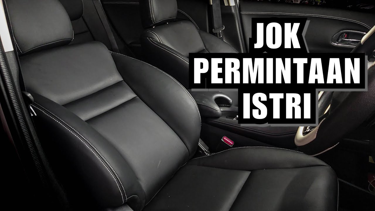 PEMASANGAN JOK KULIT PATEN HONDA JAZZ RS DENGAN BAHAN PALING EMPUK REQUEST DARI ISTRI