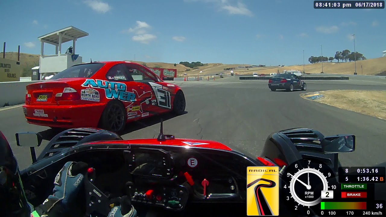 Radical SR8 Sonoma Raceway 6/17/18