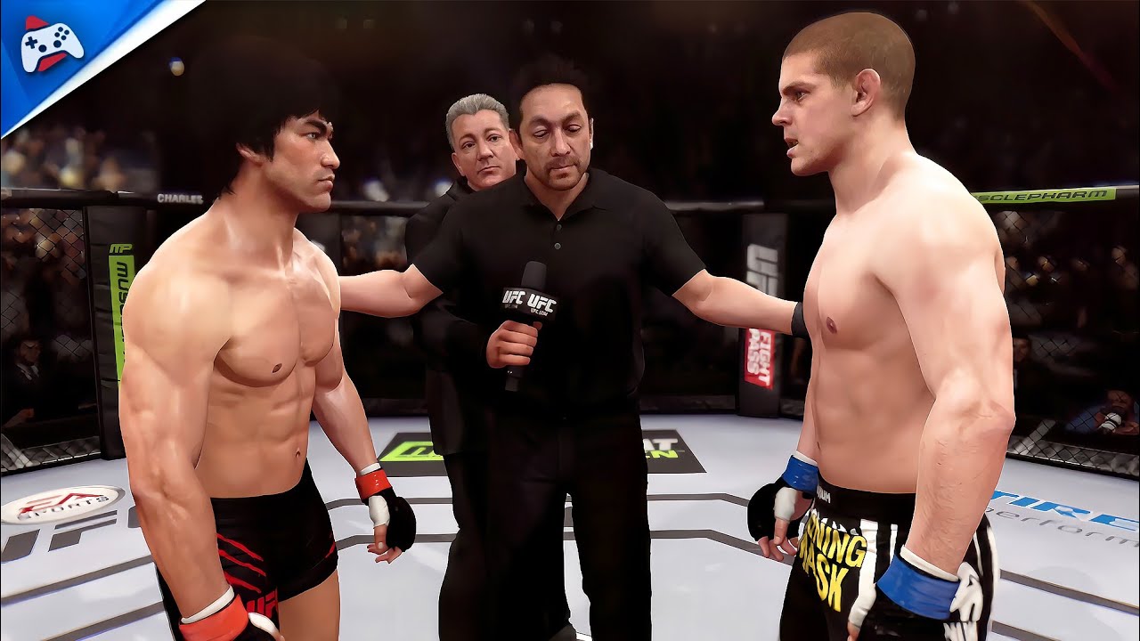 Bruce Lee vs Joe Lauzon - UFC 1 Gameplay