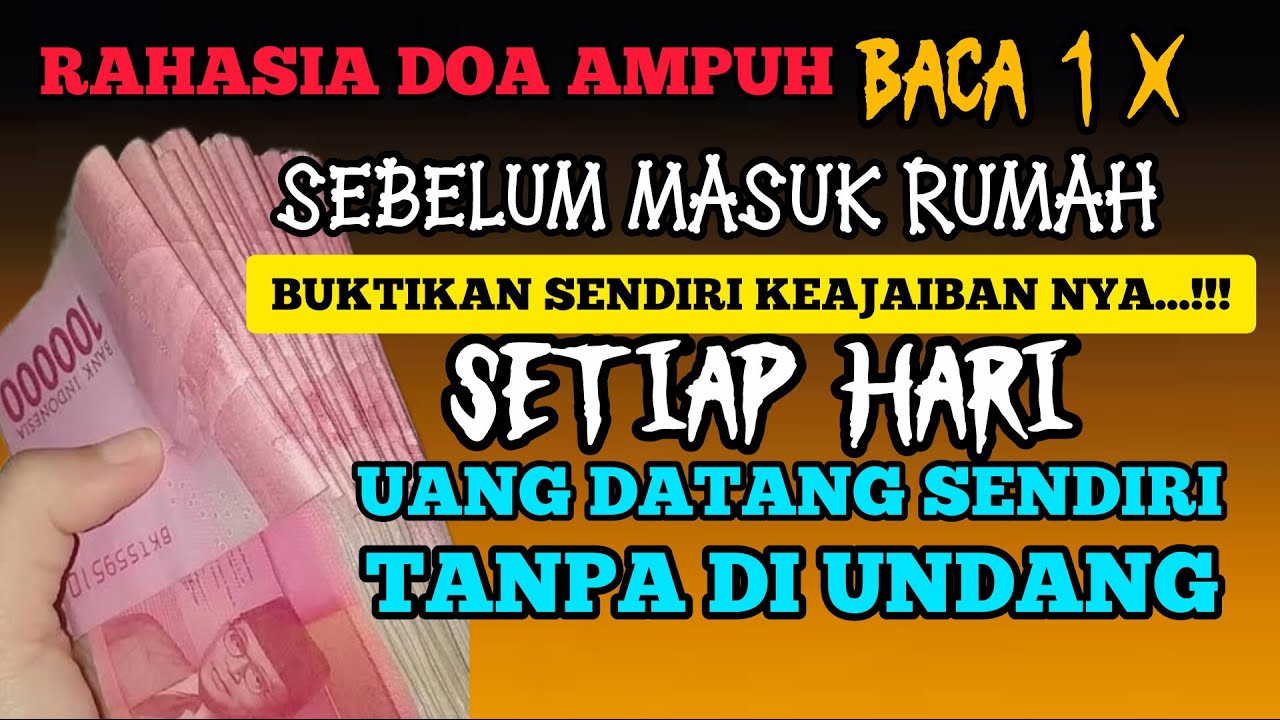Dahsyatnya doa ini-dompet & ATM selalu terisi uang,meskipun seorang pengangguran-doa ampuh‼️