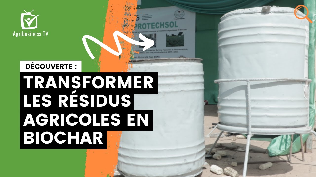 Transformer les résidus agricoles en biochar