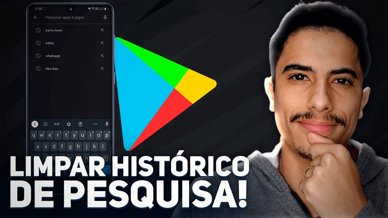 Como LIMPAR HISTÓRICO DE PESQUISA da PLAY STORE!