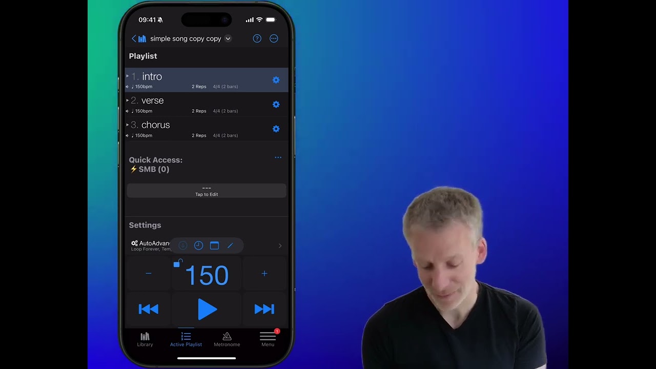 Song Cue Tracks in PolyNome