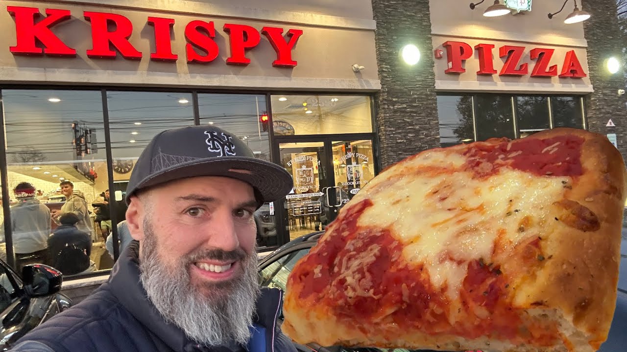 Обзор пиццы: KRISPY PIZZA (Олд-Бридж, Нью-Джерси) Сицилийская пицца и многое другое!