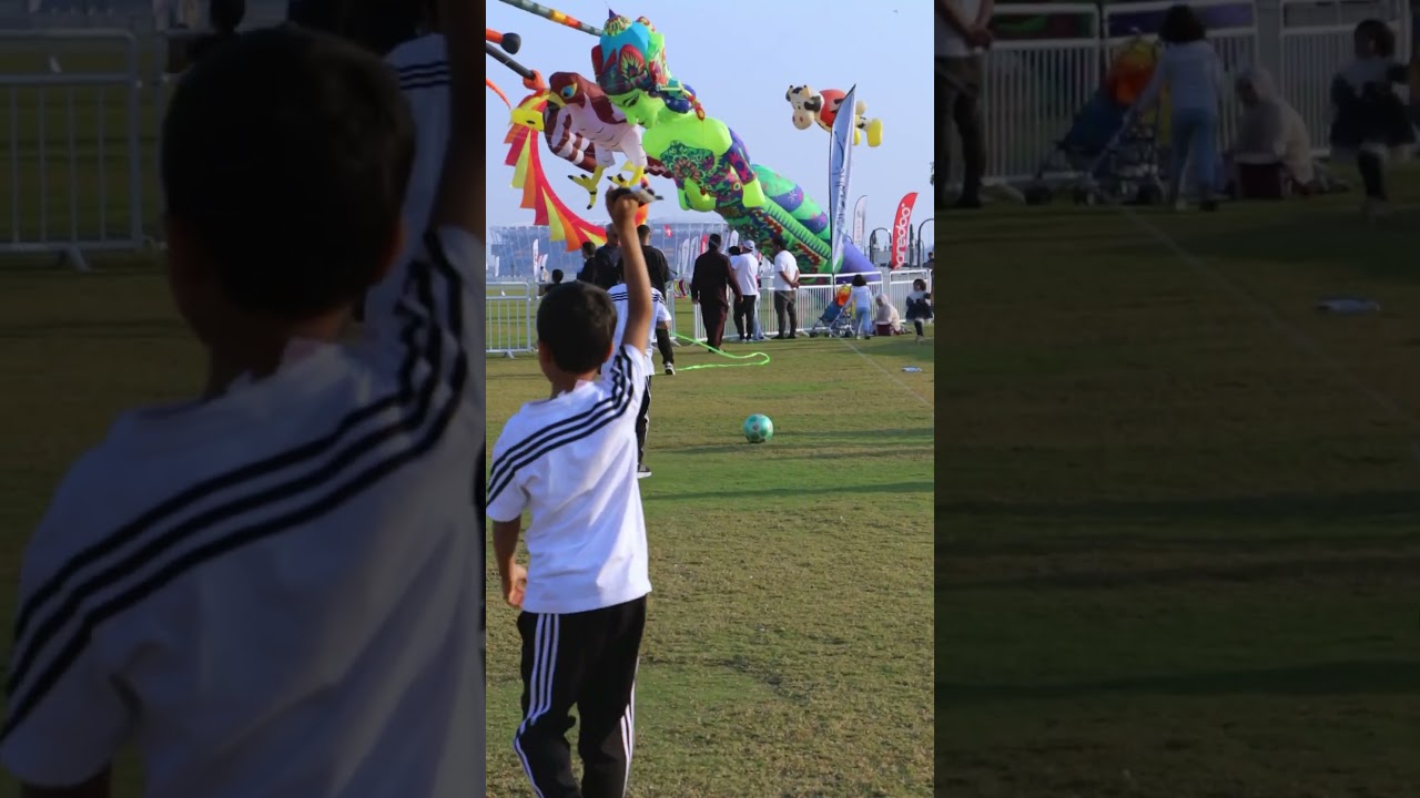 Kites 🪁 festival #dohatour #travel #ilovedoha #qatar #dohavlog #olddohaport #doha2025 #qatarliving