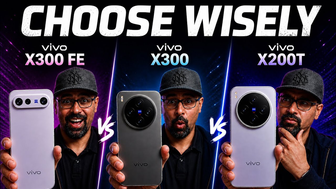 Vivo X300 FE vs Vivo X300 vs Vivo X200T 🔥This One Will Surprise You!