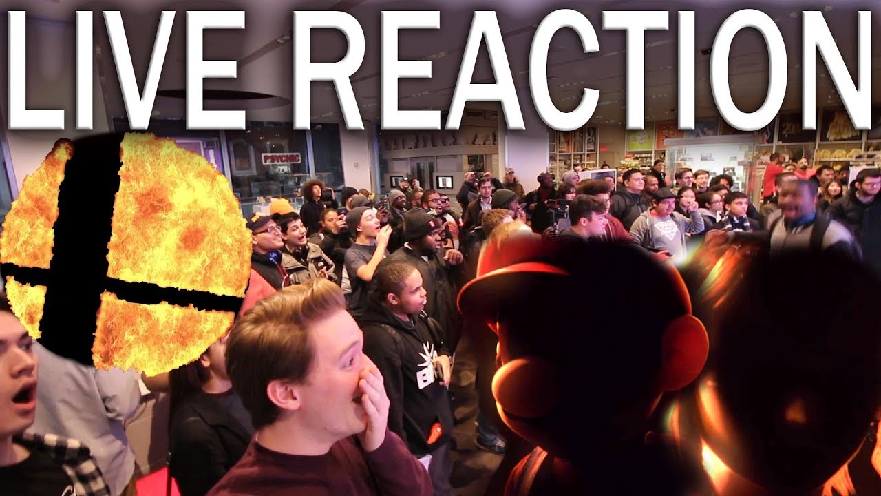 Live Group Nintendo Direct Reaction @Nintendo NY Store