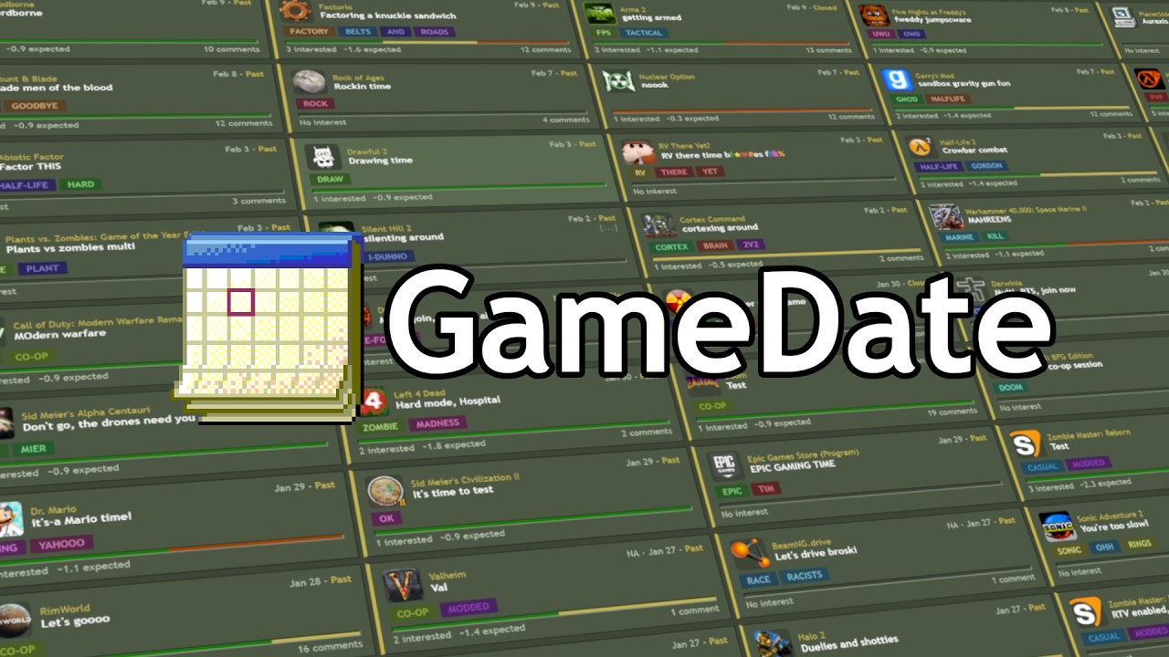 I made a website to revive dead multiplayer games (GameDate)