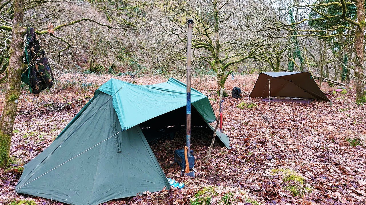 Winter Bushcraft Under The Tarps