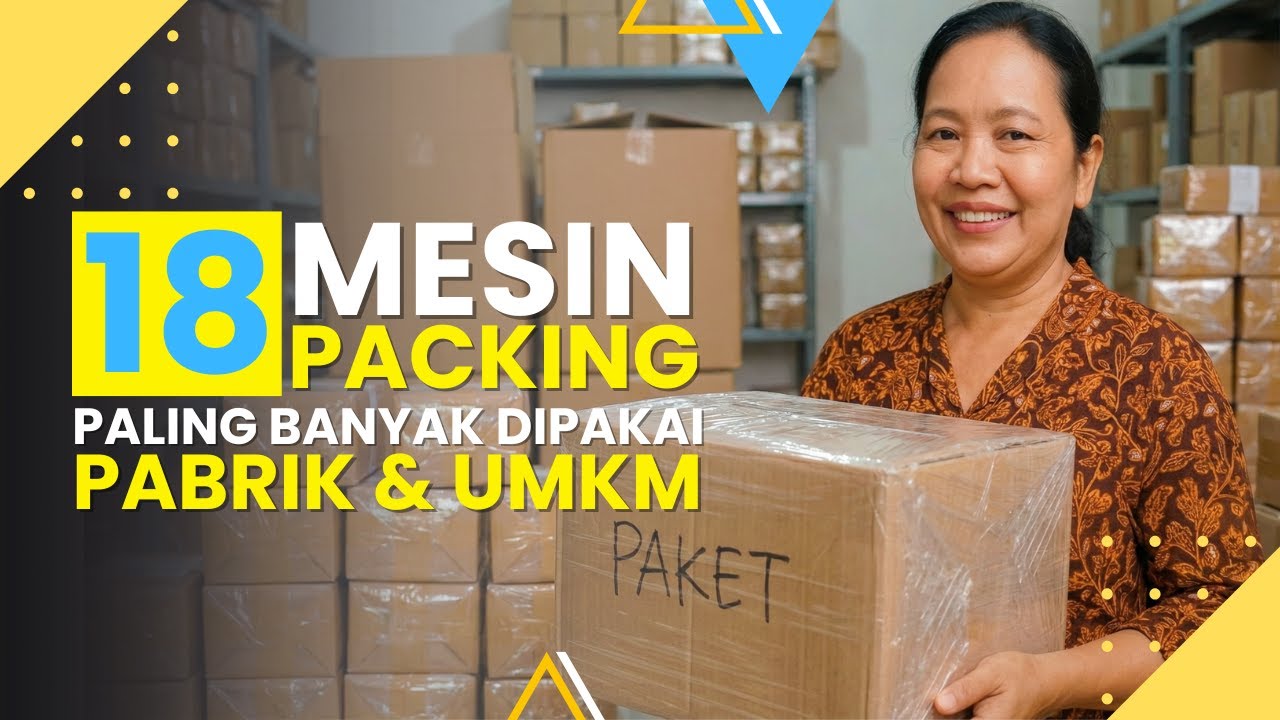 18 Mesin Packing Industri yang Paling Banyak Dipakai di Pabrik & UMKM