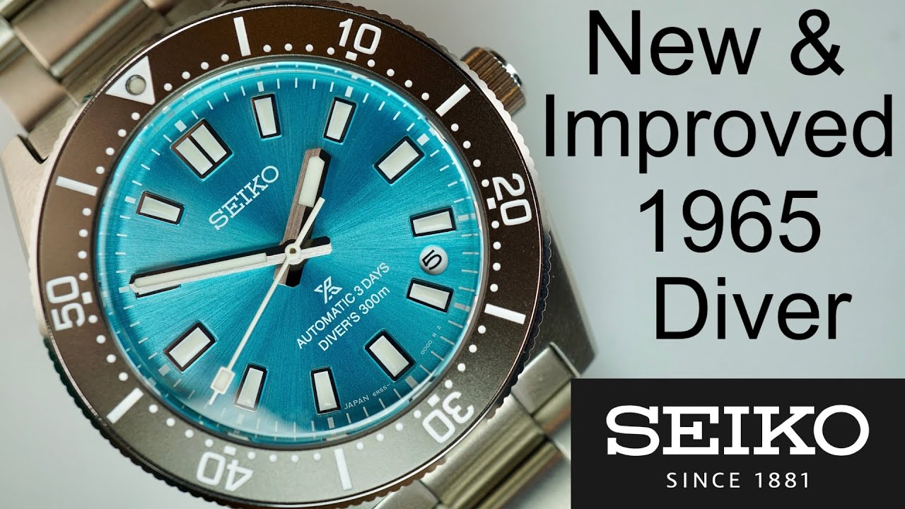 Новые и улучшенные часы Seiko 1965 Diver (Tranquil Teal)